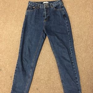 ASOS high waisted dark wash denim jeans